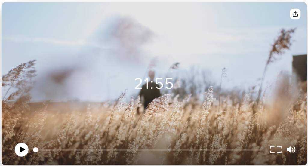 screenshot of someone running through a wheat field
